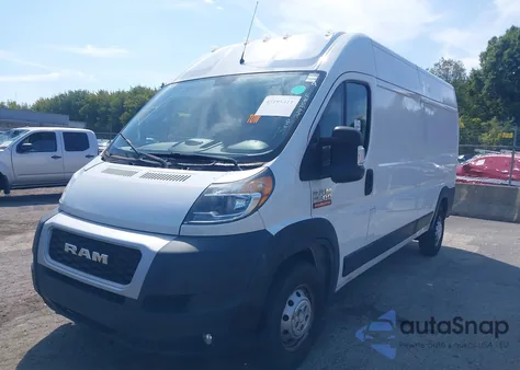 2021 Ram Promaster 2500 High Roof 159 Wb из США, поврежденный, VIN 3C6ERVDG2ME509219